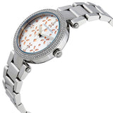 Buy Shop Michael Kors Parker Silver Dial Silver Stainless Steel Strap Watch for Women - MK6483 USA Online