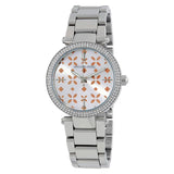 Buy Shop Michael Kors Parker Silver Dial Silver Stainless Steel Strap Watch for Women - MK6483 USA Online