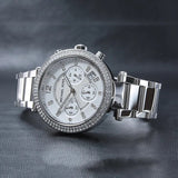 Buy Shop Michael Kors Parker Silver Dial Silver Steel Strap Watch for Women - MK5353 USA Online