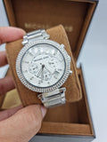Buy Shop Michael Kors Parker Silver Dial Silver Steel Strap Watch for Women - MK5353 USA Online