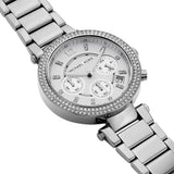 Buy Shop Michael Kors Parker Silver Dial Silver Steel Strap Watch for Women - MK5353 USA Online