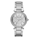 Buy Shop Michael Kors Parker Silver Dial Silver Steel Strap Watch for Women - MK5353 USA Online