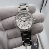 Buy Shop Michael Kors Parker Silver Dial Silver Steel Strap Watch for Women - MK5615 USA Online