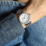 Buy Shop Michael Kors Parker Silver Dial Silver Steel Strap Watch for Women - MK5615 USA Online