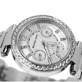 Buy Shop Michael Kors Parker Silver Dial Silver Steel Strap Watch for Women - MK5615 USA Online