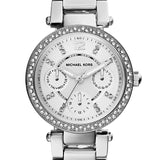 Buy Shop Michael Kors Parker Silver Dial Silver Steel Strap Watch for Women - MK5615 USA Online