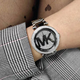 Buy Shop Michael Kors Parker Silver Dial Silver Steel Strap Watch for Women - MK5925 USA Online
