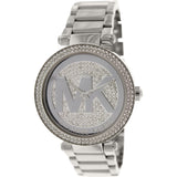 Buy Shop Michael Kors Parker Silver Dial Silver Steel Strap Watch for Women - MK5925 USA Online