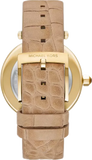 Buy Shop Michael Kors Parker Three-Hand Gold Dial Brown Leather Strap Watch For Women - MK4725 USA Online