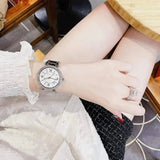 Buy Shop Michael Kors Parker Three Hand Mother of Pearl White Dial Silver Steel Strap Watch For Women - MK4694 USA Online