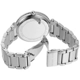 Buy Shop Michael Kors Parker Three Hand Mother of Pearl White Dial Silver Steel Strap Watch For Women - MK4694 USA Online