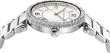 Buy Shop Michael Kors Parker Three Hand Mother of Pearl White Dial Silver Steel Strap Watch For Women - MK4694 USA Online