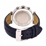 Buy Shop Michael Kors Parker White Dial Navy Blue Leather Strap Watch for Women - MK2293 USA Online