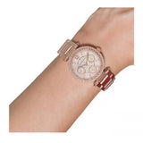 Buy Shop Michael Kors Parker White Dial Rose Gold Steel Strap Watch for Women - MK5616 USA Online