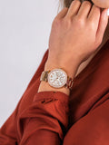Buy Shop Michael Kors Parker White Dial Rose Gold Steel Strap Watch for Women - MK5616 USA Online