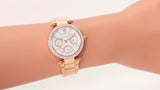 Buy Shop Michael Kors Parker White Dial Rose Gold Steel Strap Watch for Women - MK5616 USA Online