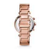Buy Shop Michael Kors Parker White Dial Rose Gold Steel Strap Watch for Women - MK5616 USA Online