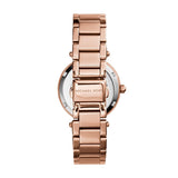 Buy Shop Michael Kors Parker White Dial Rose Gold Steel Strap Watch for Women - MK5616 USA Online