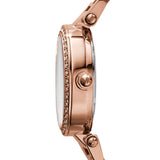 Buy Shop Michael Kors Parker White Dial Rose Gold Steel Strap Watch for Women - MK5616 USA Online
