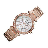 Buy Shop Michael Kors Parker White Dial Rose Gold Steel Strap Watch for Women - MK5616 USA Online
