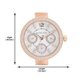 Buy Shop Michael Kors Parker White Dial Rose Gold Steel Strap Watch for Women - MK5616 USA Online