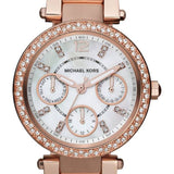Buy Shop Michael Kors Parker White Dial Rose Gold Steel Strap Watch for Women - MK5616 USA Online