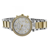 Buy Shop Michael Kors Parker White Dial Two Tone Steel Strap Watch for Women - MK5626 USA Online