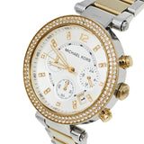 Buy Shop Michael Kors Parker White Dial Two Tone Steel Strap Watch for Women - MK5626 USA Online