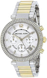 Buy Shop Michael Kors Parker White Dial Two Tone Steel Strap Watch for Women - MK5626 USA Online