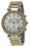Buy Shop Michael Kors Parker White Dial Two Tone Steel Strap Watch for Women - MK5626 USA Online