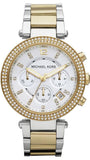 Buy Shop Michael Kors Parker White Dial Two Tone Steel Strap Watch for Women - MK5626 USA Online