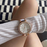 Buy Shop Michael Kors Parker White Dial Two Tone Steel Strap Watch for Women - MK5774 USA Online