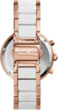 Buy Shop Michael Kors Parker White Dial Two Tone Steel Strap Watch for Women - MK5774 USA Online