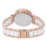 Buy Shop Michael Kors Parker White Dial Two Tone Steel Strap Watch for Women - MK5774 USA Online