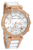 Buy Shop Michael Kors Parker White Dial Two Tone Steel Strap Watch for Women - MK5774 USA Online