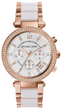 Buy Shop Michael Kors Parker White Dial Two Tone Steel Strap Watch for Women - MK5774 USA Online