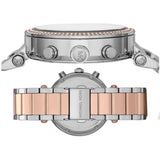 Buy Shop Michael Kors Parker White Dial Two Tone Steel Strap Watch for Women - MK5820 USA Online