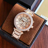 Buy Shop Michael Kors Parker White Dial Two Tone Steel Strap Watch for Women - MK5820 USA Online