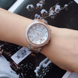 Buy Shop Michael Kors Parker White Dial Two Tone Steel Strap Watch for Women - MK5820 USA Online