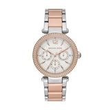 Buy Shop Michael Kors Parker White Dial Two Tone Steel Strap Watch for Women - MK5820 USA Online