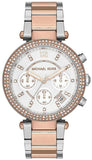 Buy Shop Michael Kors Parker White Dial Two Tone Steel Strap Watch for Women - MK5820 USA Online