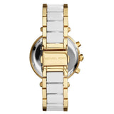 Buy Shop Michael Kors Parker White Dial Two Tone Steel Strap Watch for Women - MK6119 USA Online