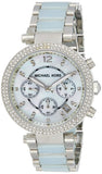 Buy Shop Michael Kors Parker White Dial Two Tone Steel Strap Watch for Women - MK6138 USA Online