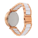 Buy Shop Michael Kors Parker White Dial Two Tone Steel Strap Watch for Women - MK6365 USA Online