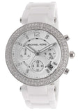 Buy Shop Michael Kors Parker White Dial White Ceramic Strap Watch for Women - MK5654 USA Online