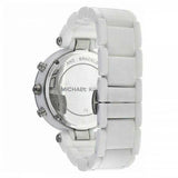 Buy Shop Michael Kors Parker White Dial White Leather Strap Watch for Women - MK5848 USA Online