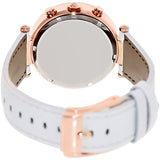 Buy Shop Michael Kors Parker White Diamonds Dial White Leather Strap Watch for Women - MK2281 USA Online