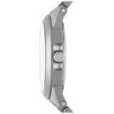Buy Shop Michael Kors Paxton Analog Black Dial Silver Steel Strap Watch For Men - MK8500 USA Online