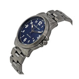 Buy Shop Michael Kors Paxton Analog Blue Dial Grey Steel Strap Watch For Men - MK8499 USA Online