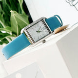 Buy Shop Michael Kors Petite Monroe White Dial Blue Leather Strap Watch for Women - MKO1061 USA Online